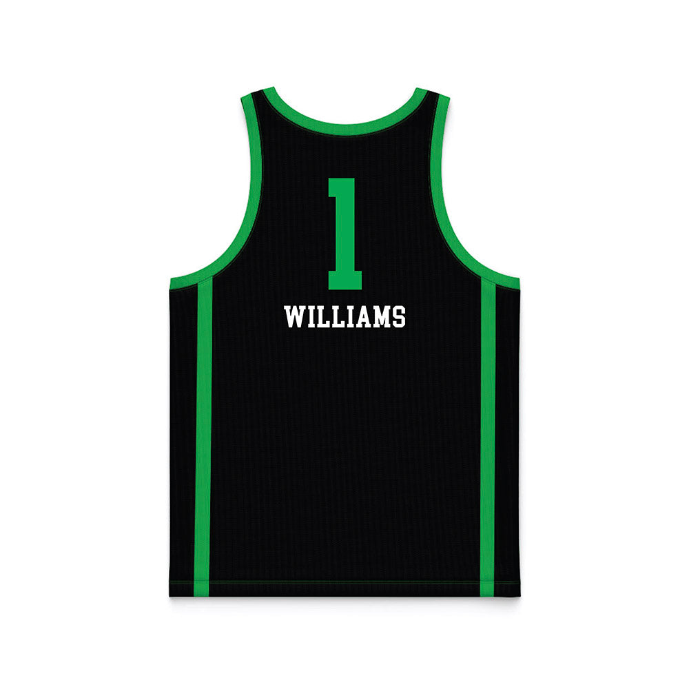 Marshall - NCAA Women's Basketball : TreShondra Williams - Black Basketball Jersey-1