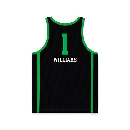 Marshall - NCAA Women's Basketball : TreShondra Williams - Black Basketball Jersey-1