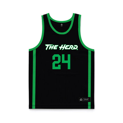 Marshall - NCAA Women's Basketball : Kassie Ingram - Black Basketball Jersey