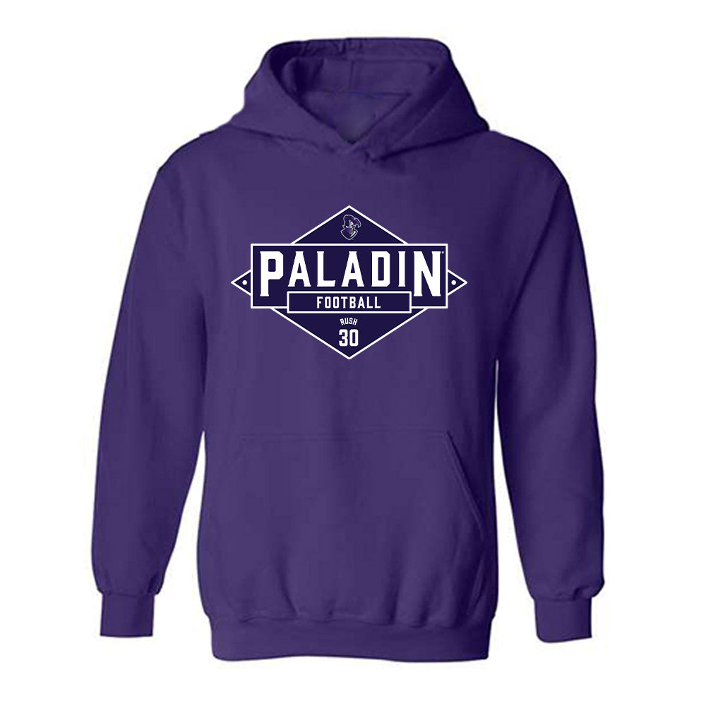 Furman - NCAA Football : Quay Rush - Hooded Sweatshirt Classic Fashion Shersey