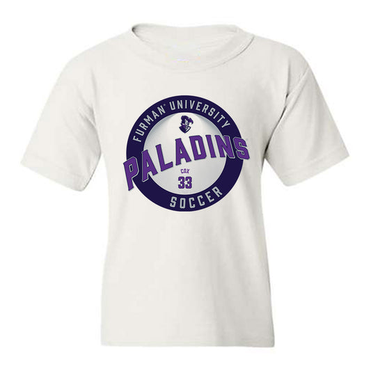 Furman - NCAA Men's Soccer : Gabe Cox - Classic Fashion Shersey Youth T-Shirt-0