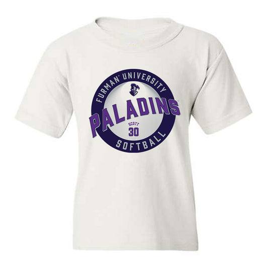 Furman - NCAA Softball : Gracie Scott - Classic Fashion Shersey Youth T-Shirt-0