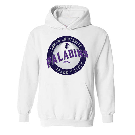 Furman - NCAA Men's Track & Field : Owen Delaney - Classic Fashion Shersey Hooded Sweatshirt