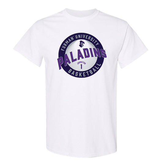 Furman - NCAA Men's Basketball : Charles Johnston - Classic Fashion Shersey T-Shirt-0