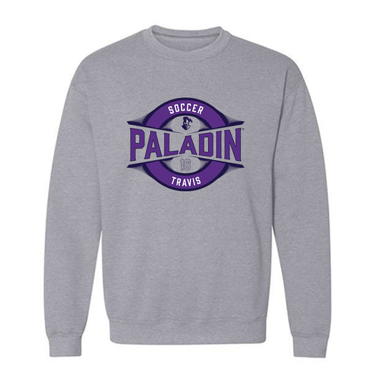 Furman - NCAA Men's Soccer : Grayson Travis - Classic Fashion Shersey Crewneck Sweatshirt-0