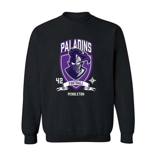 Furman - NCAA Football : Jakeman Pendleton - Classic Fashion Shersey Crewneck Sweatshirt-0