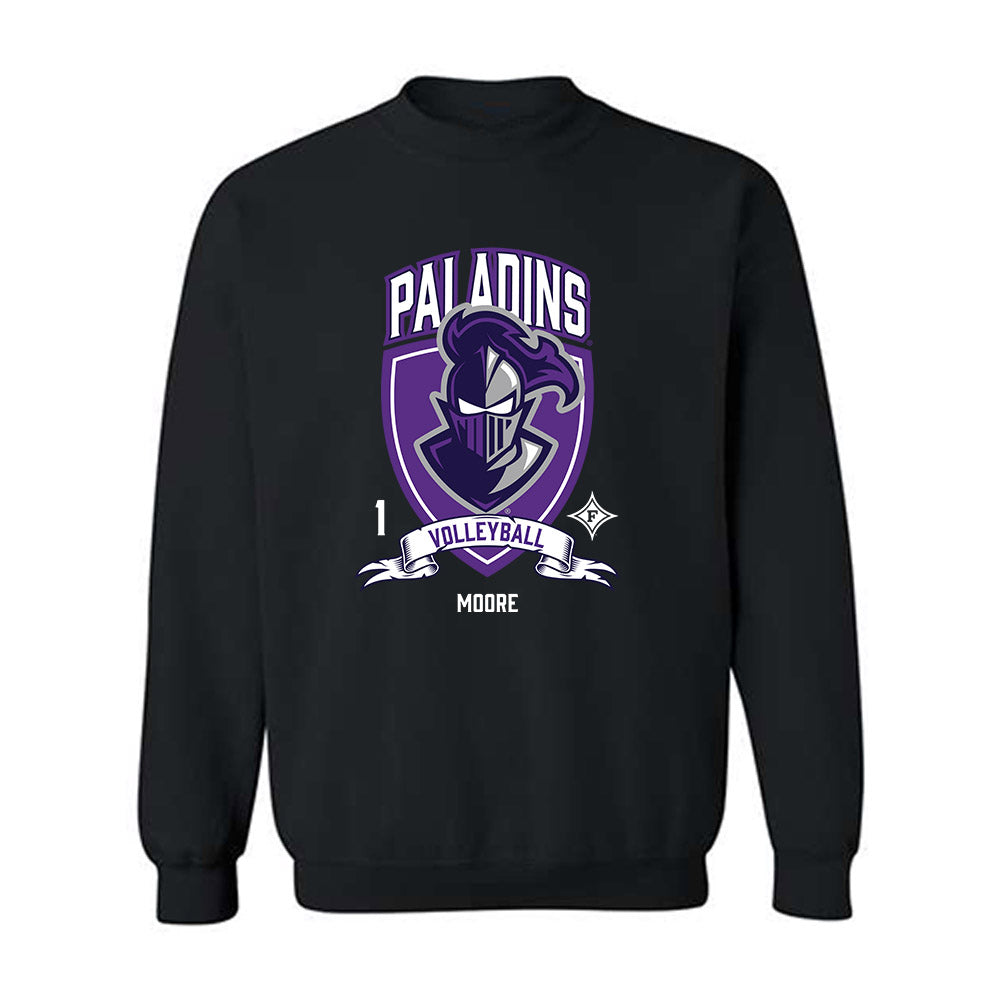 Furman - NCAA Women's Volleyball : Kacie Moore - Classic Fashion Shersey Crewneck Sweatshirt-0