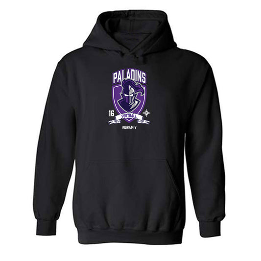 Furman - NCAA Football : Charles Ingram V - Classic Fashion Shersey Hooded Sweatshirt