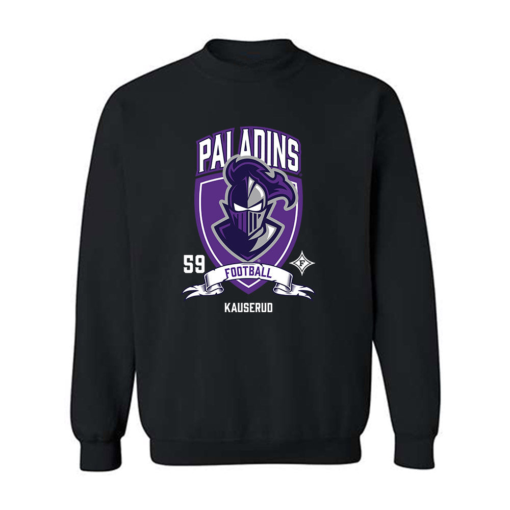 Furman - NCAA Football : Ty Kauserud - Classic Fashion Shersey Crewneck Sweatshirt