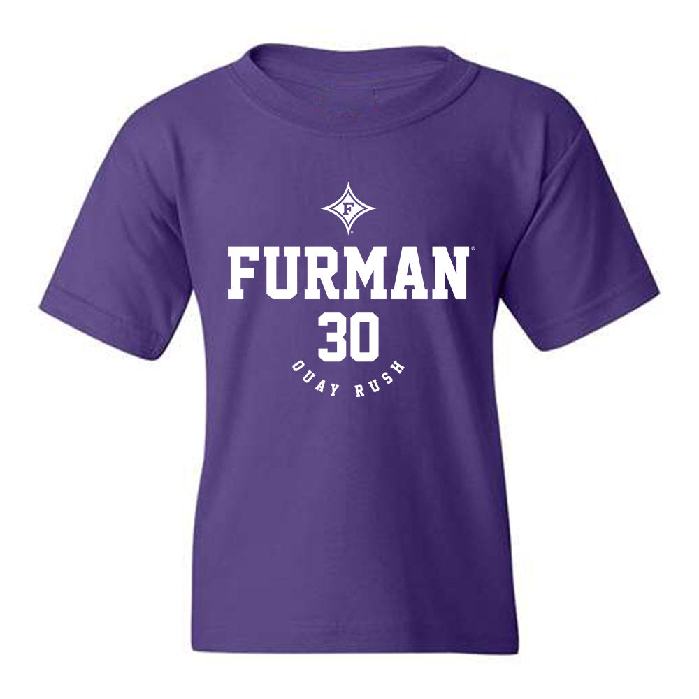 Furman - NCAA Football : Quay Rush - Youth T-Shirt Classic Fashion Shersey