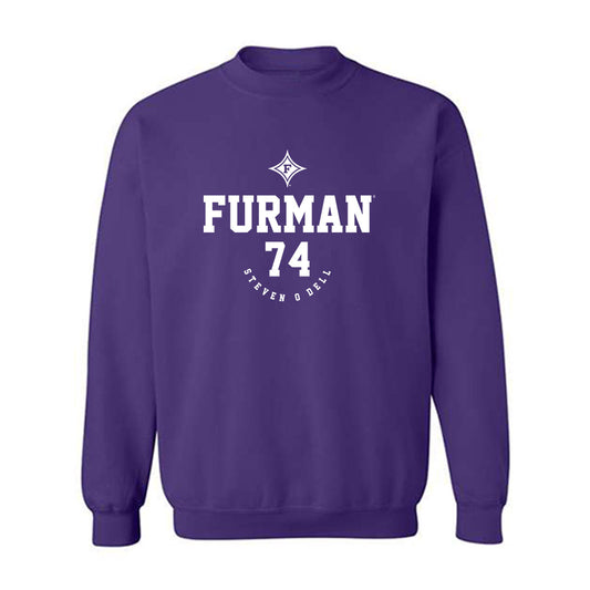 Furman - NCAA Football : Steven O'Dell - Classic Fashion Shersey Crewneck Sweatshirt