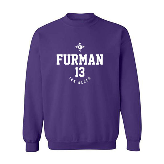 Furman - NCAA Football : Ian Olsen - Classic Fashion Shersey Crewneck Sweatshirt-0