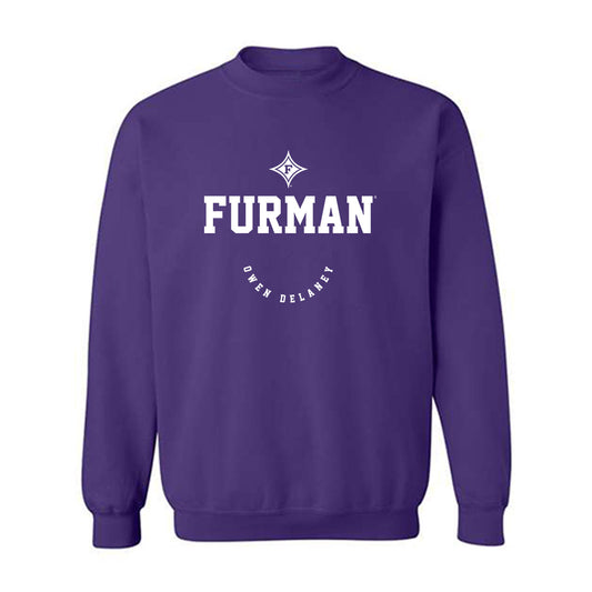 Furman - NCAA Men's Track & Field : Owen Delaney - Classic Fashion Shersey Crewneck Sweatshirt