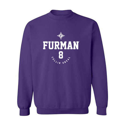 Furman - NCAA Men's Basketball : Collin ONeal - Classic Fashion Shersey Crewneck Sweatshirt-0