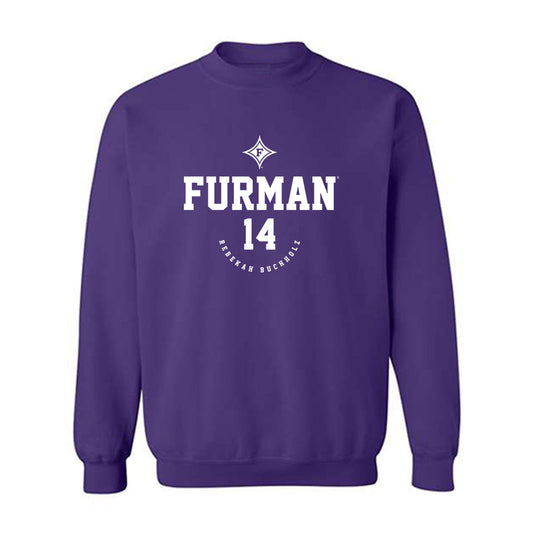 Furman - NCAA Women's Volleyball : Rebekah Buchholz - Classic Fashion Shersey Crewneck Sweatshirt-0