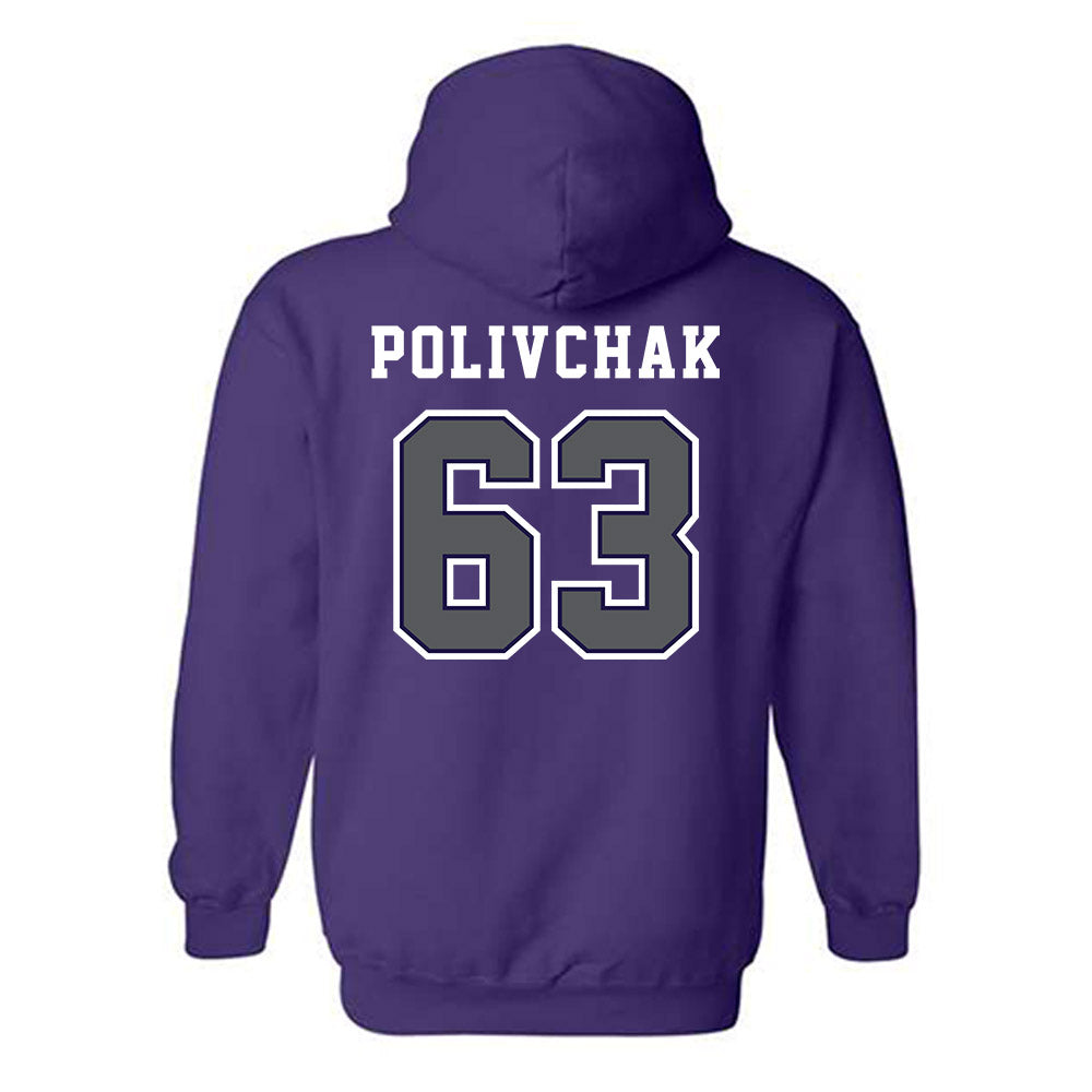 Furman - NCAA Football : Chase Polivchak - Classic Shersey Hooded Sweatshirt-1