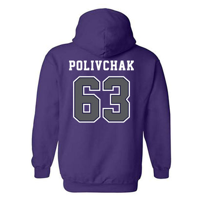 Furman - NCAA Football : Chase Polivchak - Classic Shersey Hooded Sweatshirt-1