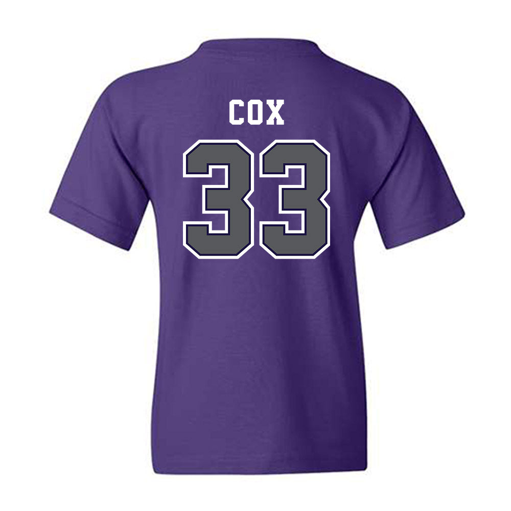 Furman - NCAA Men's Soccer : Gabe Cox - Classic Shersey Youth T-Shirt-1