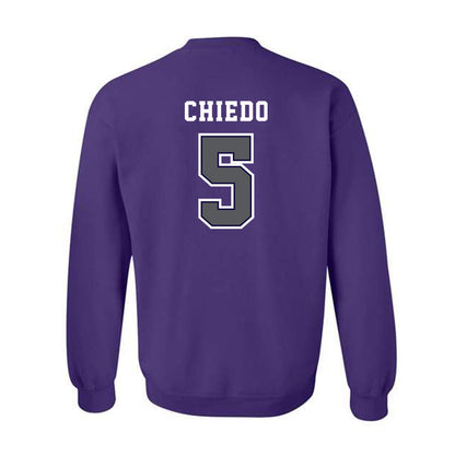 Furman - NCAA Football : Dylan Chiedo - Classic Shersey Crewneck Sweatshirt-1