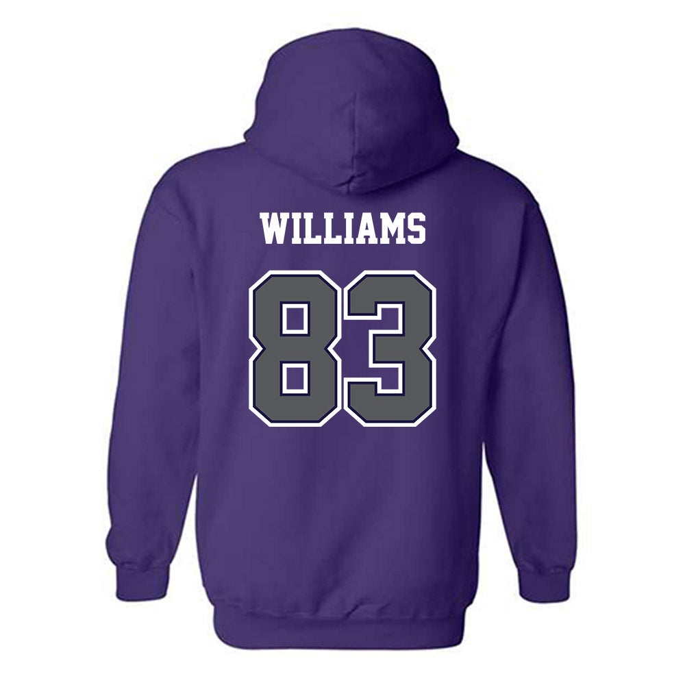 Furman - NCAA Football : Ian Williams - Classic Shersey Hooded Sweatshirt-1