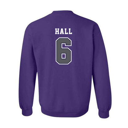 Furman - NCAA Football : Jeremiah Hall - Classic Shersey Crewneck Sweatshirt-1