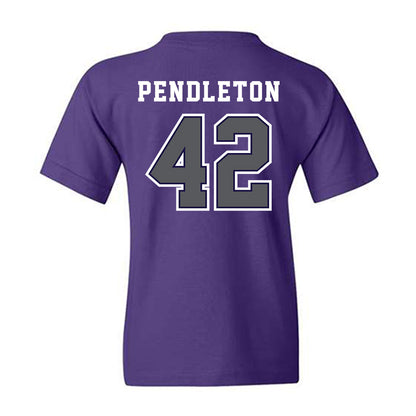 Furman - NCAA Football : Jakeman Pendleton - Classic Shersey Youth T-Shirt-1
