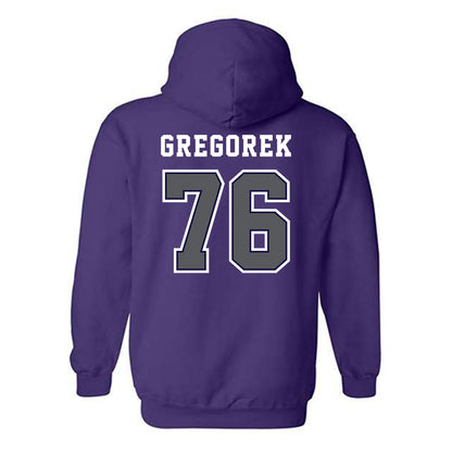 Furman - NCAA Football : Chase Gregorek - Classic Shersey Hooded Sweatshirt-1