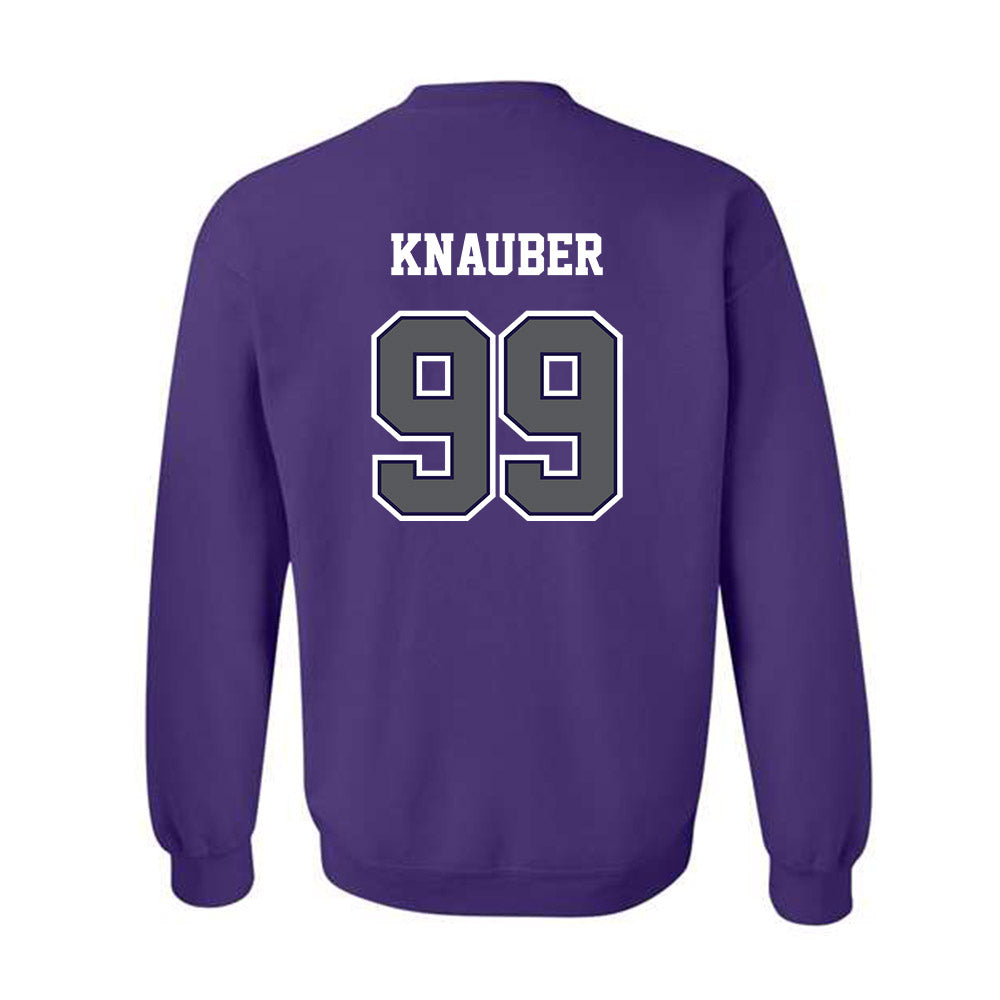 Furman - NCAA Football : Bruce Knauber - Classic Shersey Crewneck Sweatshirt-1