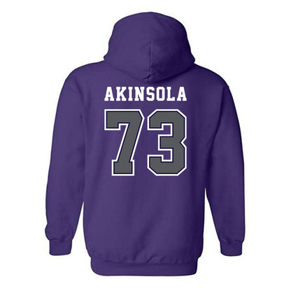 Furman - NCAA Football : Noah Akinsola - Classic Shersey Hooded Sweatshirt-1