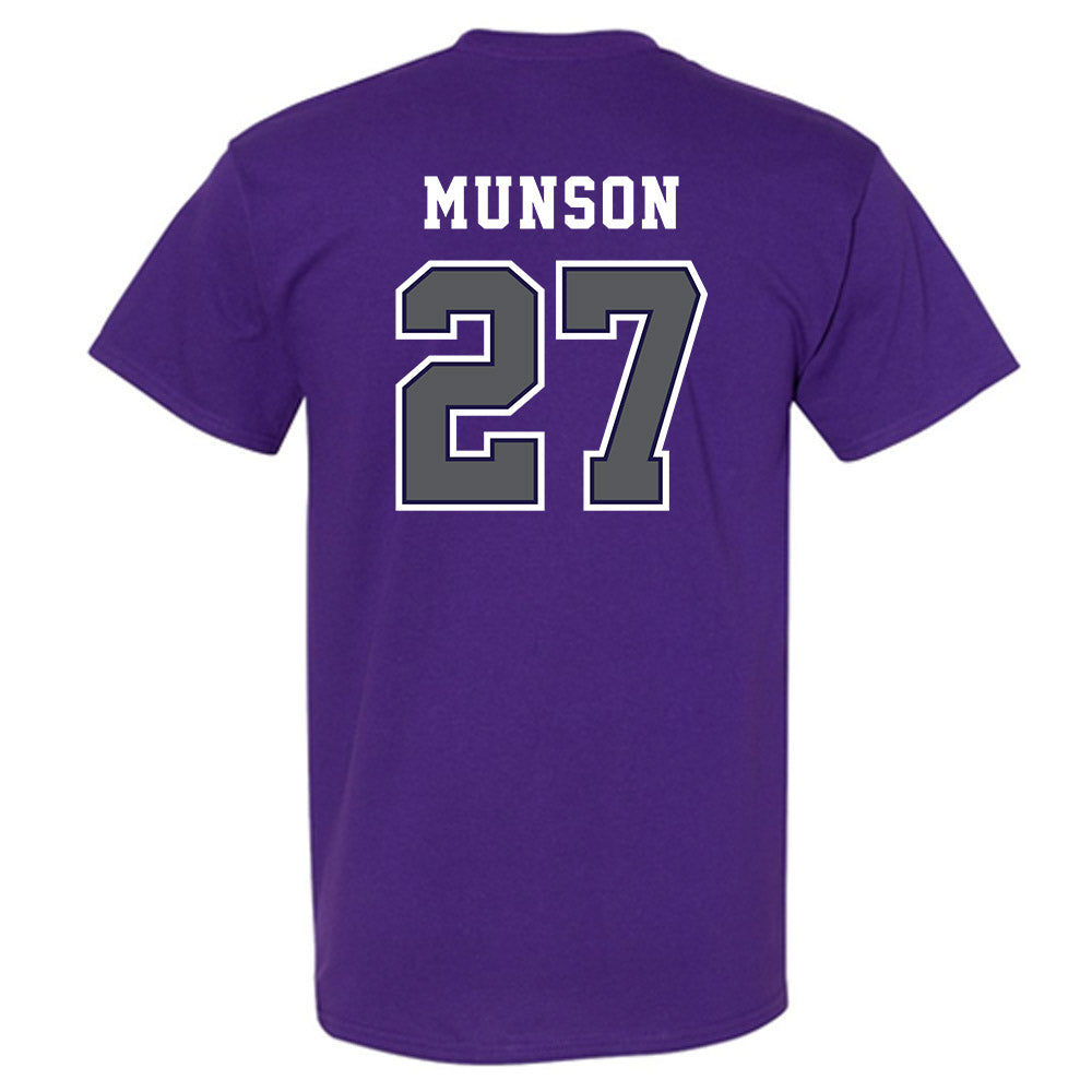 Furman - NCAA Men's Soccer : Luke Munson - Classic Shersey T-Shirt-1