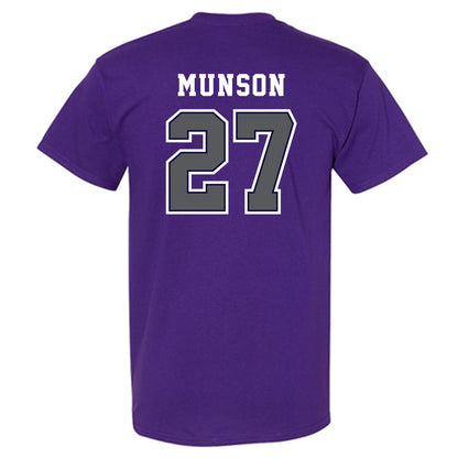 Furman - NCAA Men's Soccer : Luke Munson - Classic Shersey T-Shirt-1