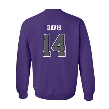 Furman - NCAA Football : Isaiah Davis - Classic Shersey Crewneck Sweatshirt-1