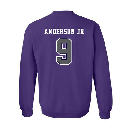 Furman - NCAA Football : Wayne Anderson Jr - Classic Shersey Crewneck Sweatshirt-1