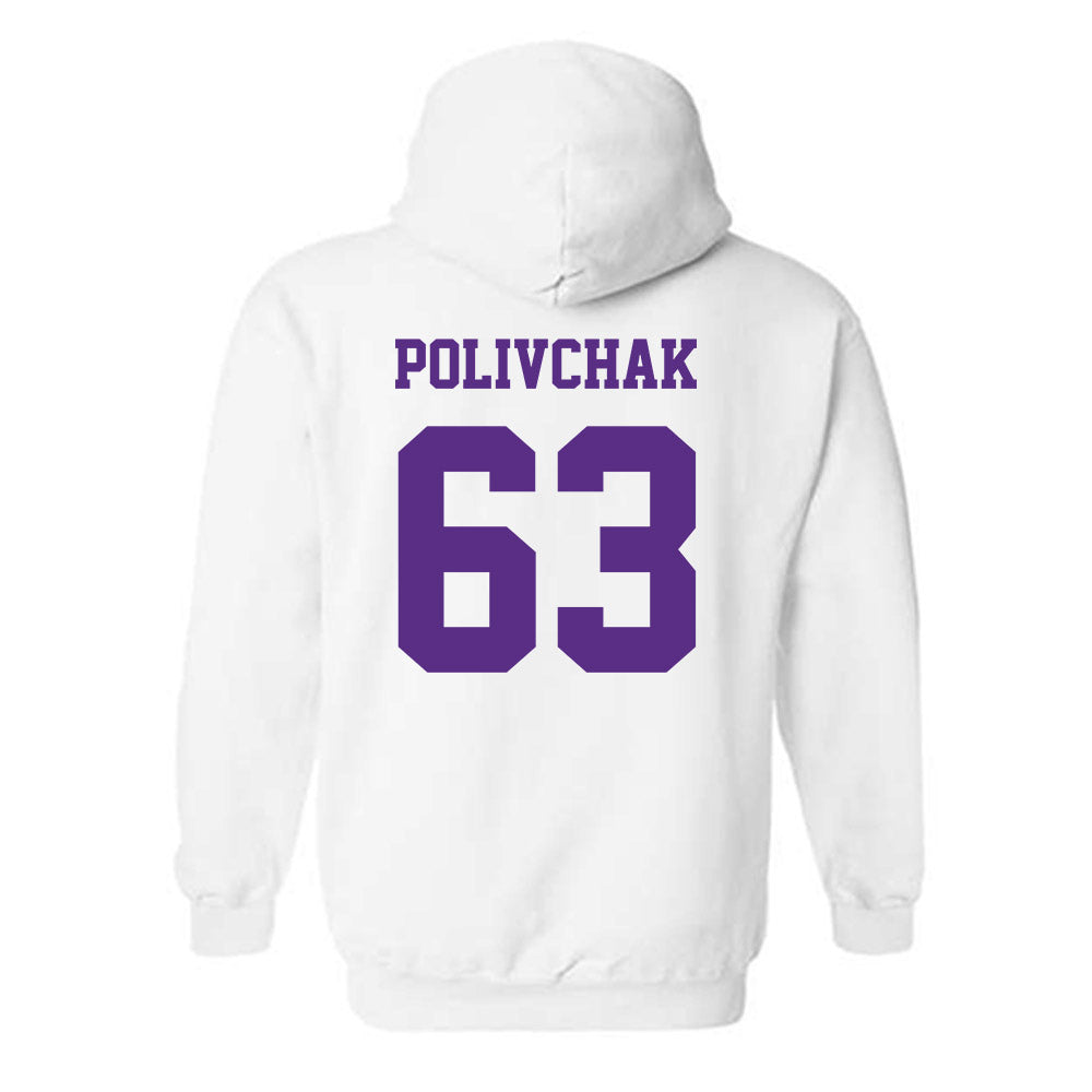 Furman - NCAA Football : Chase Polivchak - Classic Shersey Hooded Sweatshirt-1