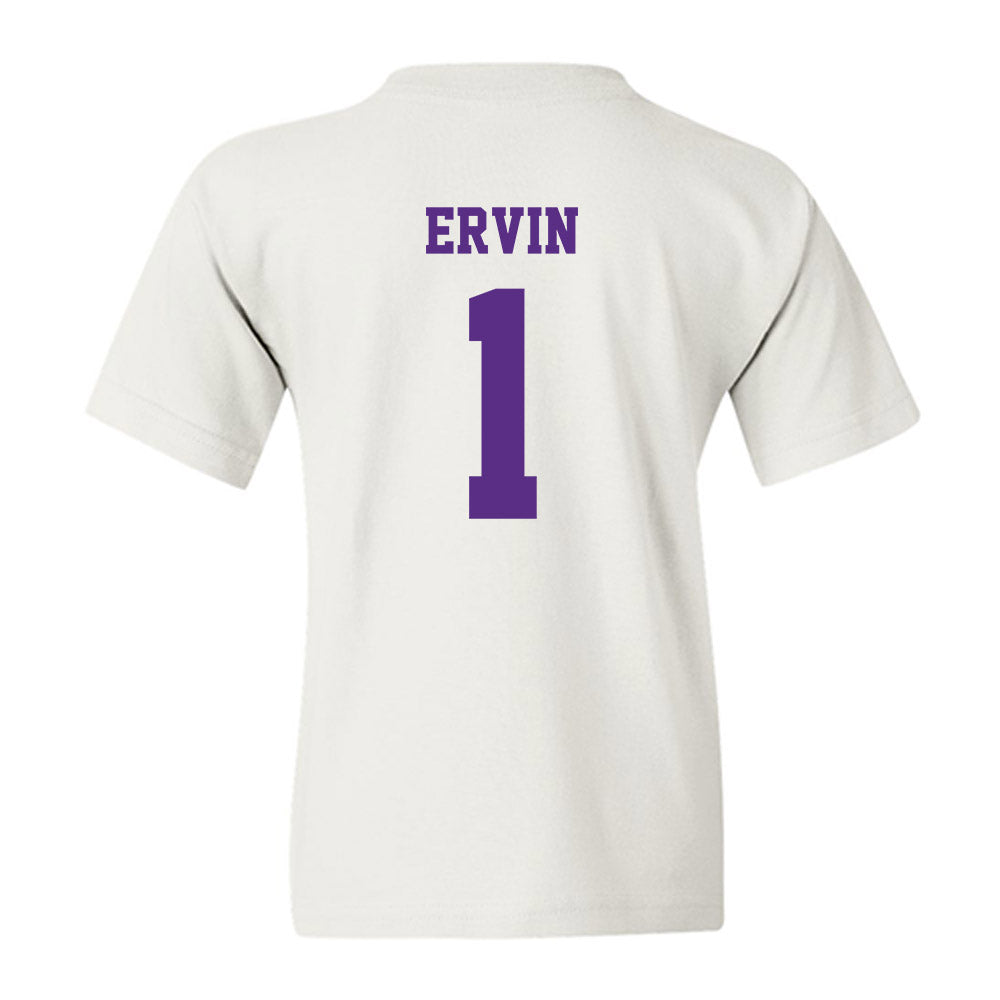Furman - NCAA Women's Basketball : Alyssa Ervin - Classic Shersey Youth T-Shirt-1