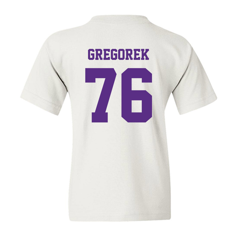 Furman - NCAA Football : Chase Gregorek - Classic Shersey Youth T-Shirt-1