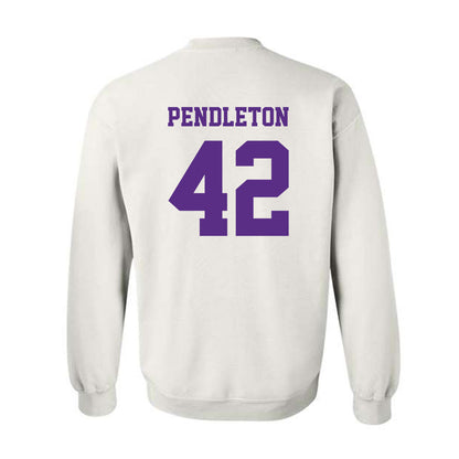 Furman - NCAA Football : Jakeman Pendleton - Classic Shersey Crewneck Sweatshirt-1