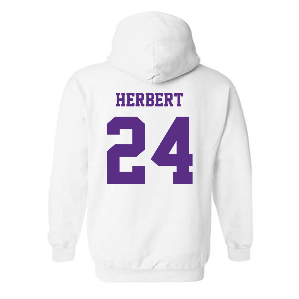 Furman - NCAA Football : Raleigh Herbert - Classic Shersey Hooded Sweatshirt-1