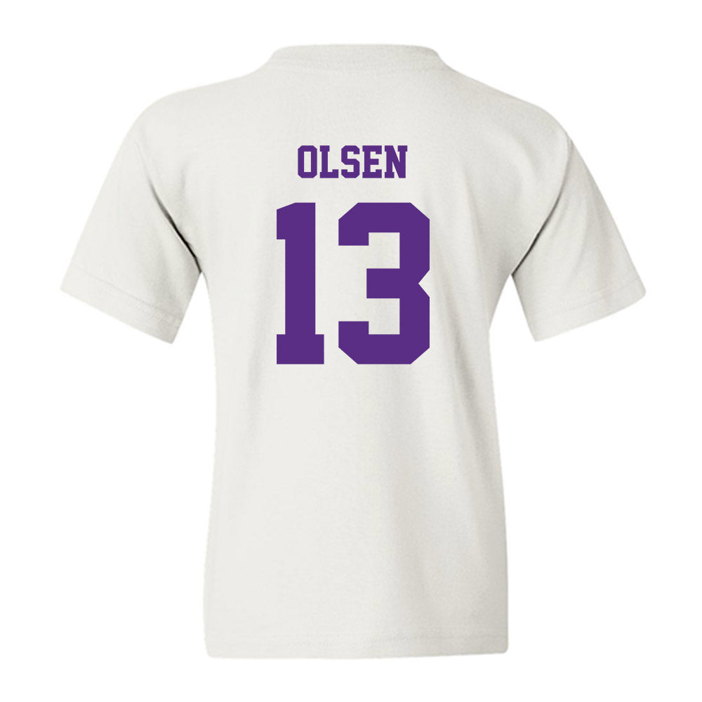 Furman - NCAA Football : Ian Olsen - Classic Shersey Youth T-Shirt-1