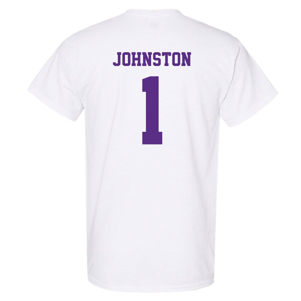 Furman - NCAA Men's Basketball : Charles Johnston - Classic Shersey T-Shirt-1