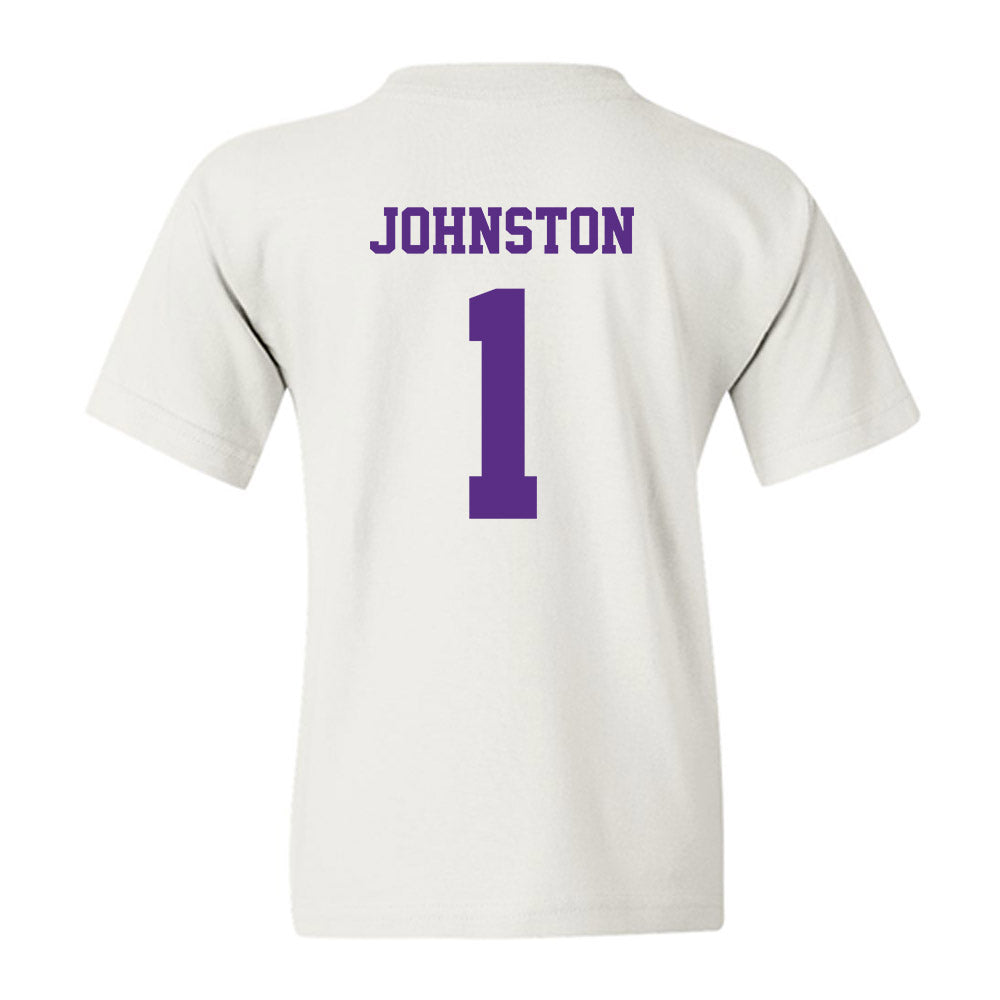 Furman - NCAA Men's Basketball : Charles Johnston - Classic Shersey Youth T-Shirt-1
