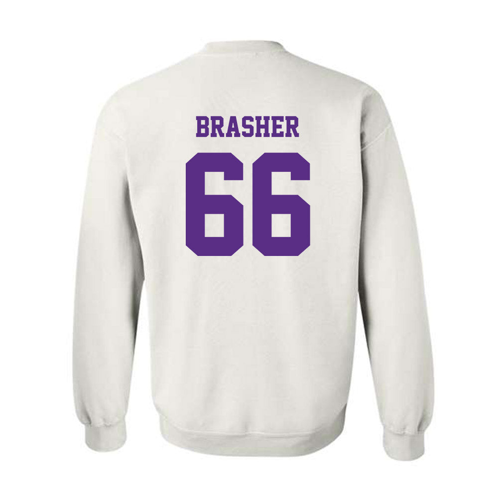 Furman - NCAA Football : Eli Brasher - Classic Shersey Crewneck Sweatshirt-1