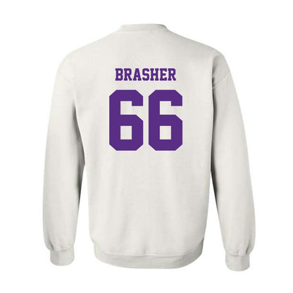 Furman - NCAA Football : Eli Brasher - Classic Shersey Crewneck Sweatshirt-1