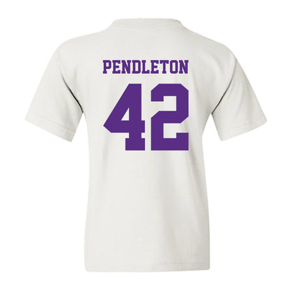 Furman - NCAA Football : Jakeman Pendleton - Classic Shersey Youth T-Shirt-1