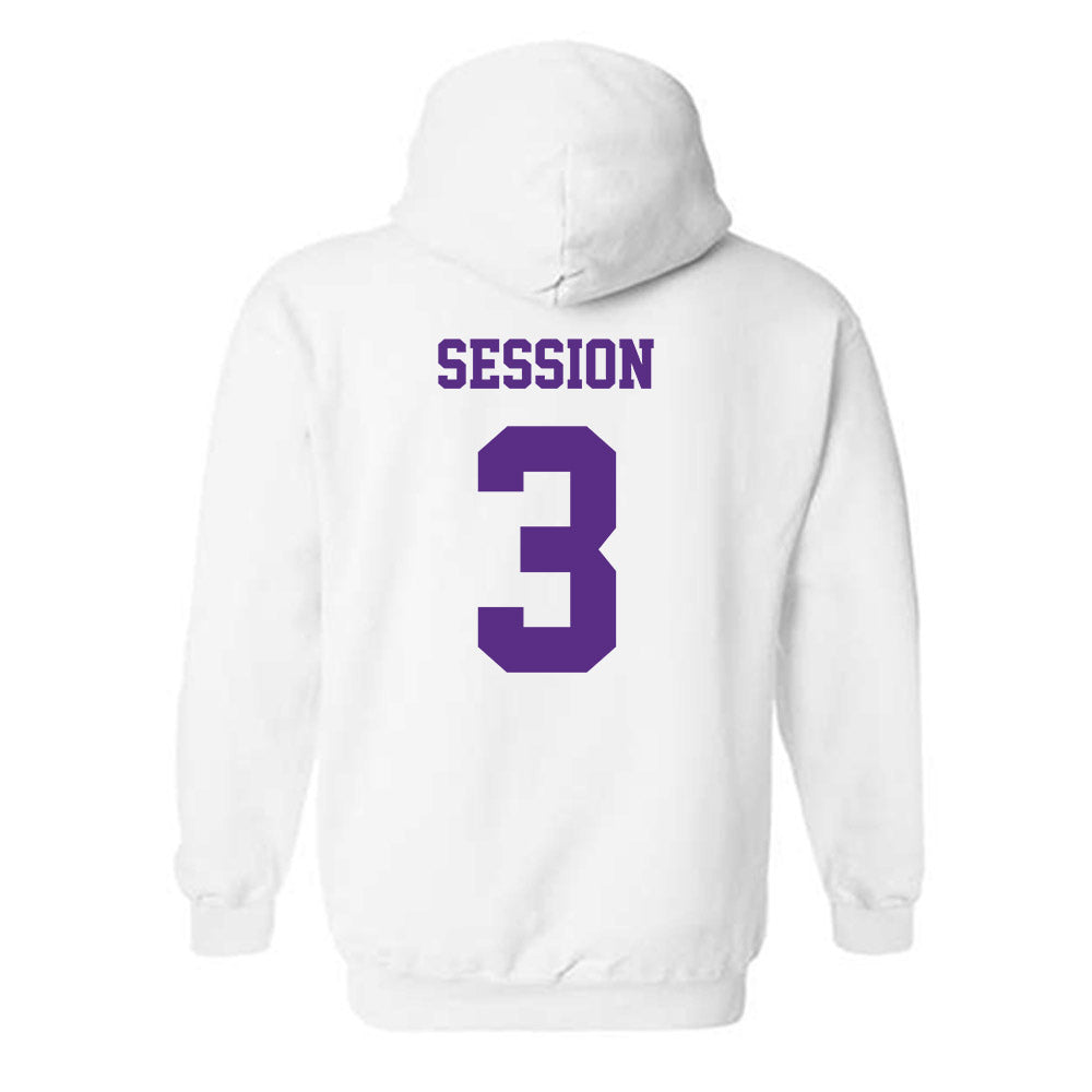 Furman - NCAA Women's Basketball : Jada Session - Classic Shersey Hooded Sweatshirt-1