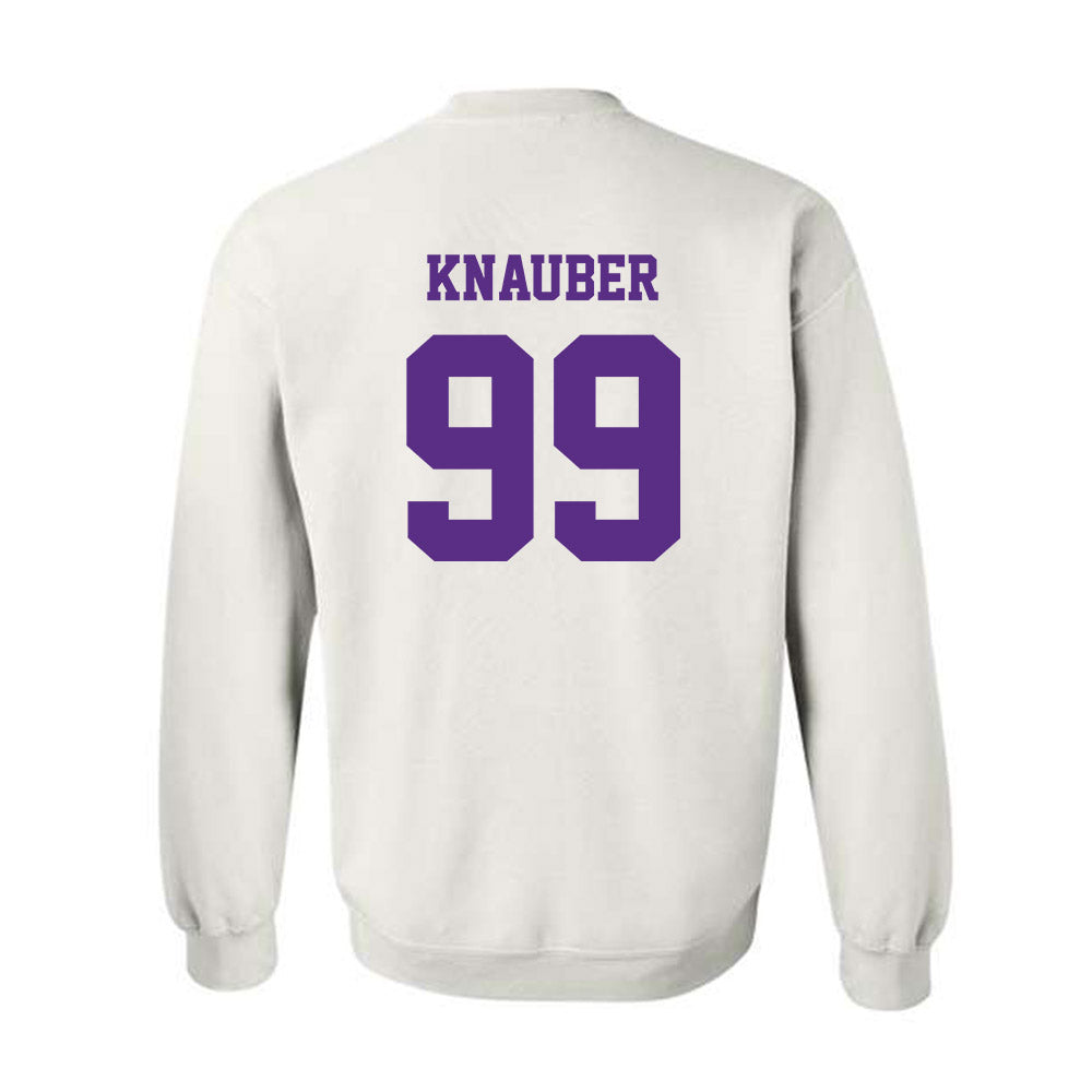Furman - NCAA Football : Bruce Knauber - Classic Shersey Crewneck Sweatshirt-1