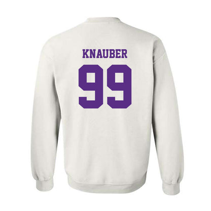 Furman - NCAA Football : Bruce Knauber - Classic Shersey Crewneck Sweatshirt-1