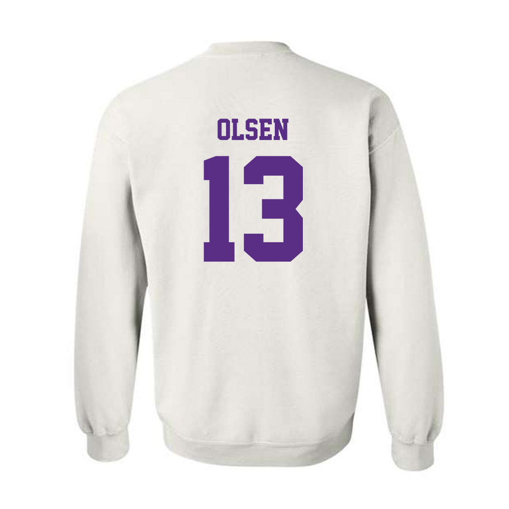 Furman - NCAA Football : Ian Olsen - Classic Shersey Crewneck Sweatshirt-1