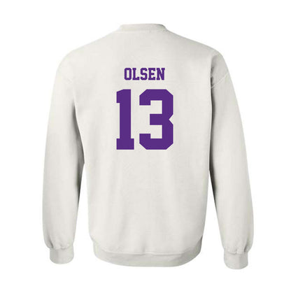 Furman - NCAA Football : Ian Olsen - Classic Shersey Crewneck Sweatshirt-1