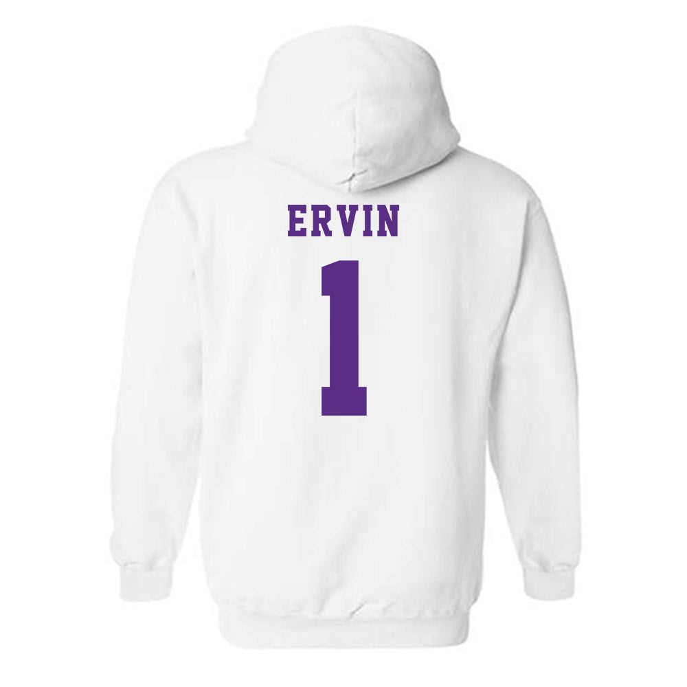 Furman - NCAA Women's Basketball : Alyssa Ervin - Classic Shersey Hooded Sweatshirt-1